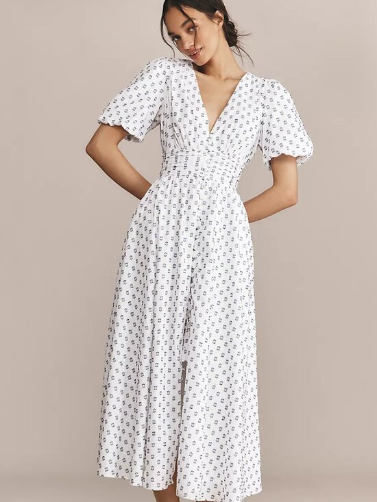 Anthropologie Dresses & Skirts - Anthropologie White Maxi Katerina Dress